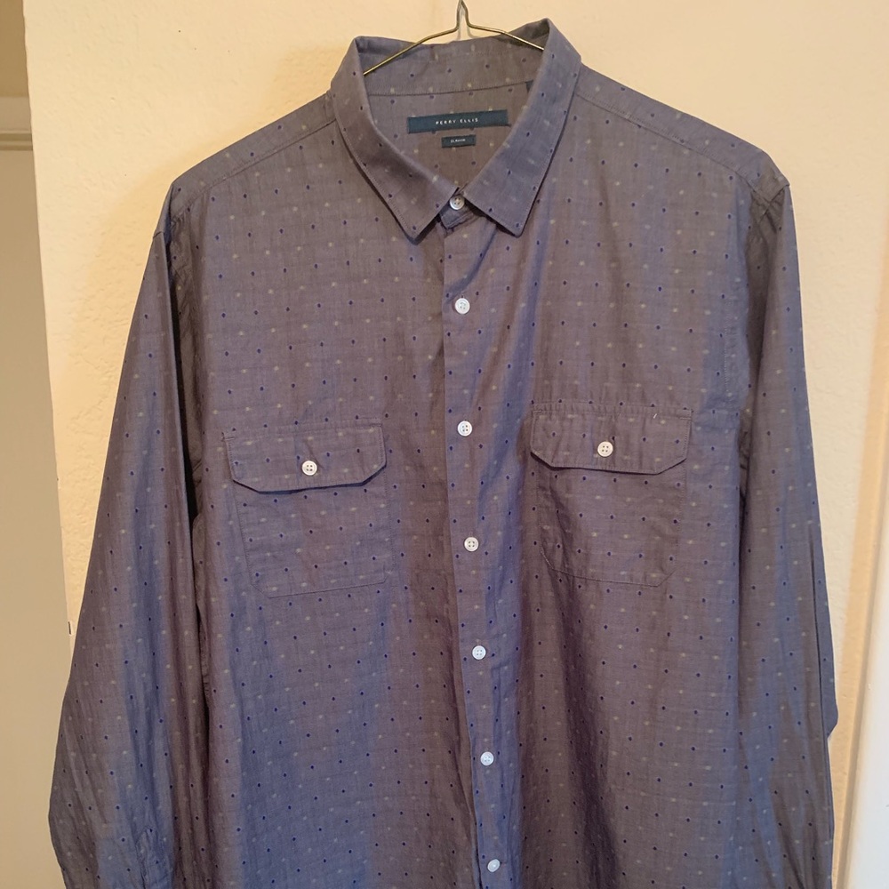 Perry Ellis grey slim fit XXL
